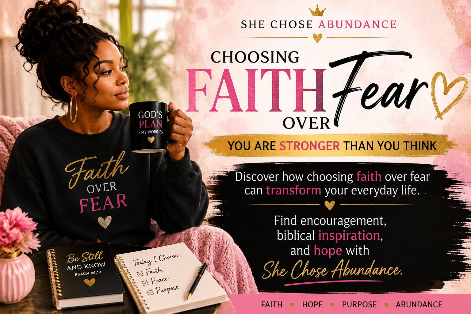 She Chose Abundance: Choosing Faith Over Fear Every Day